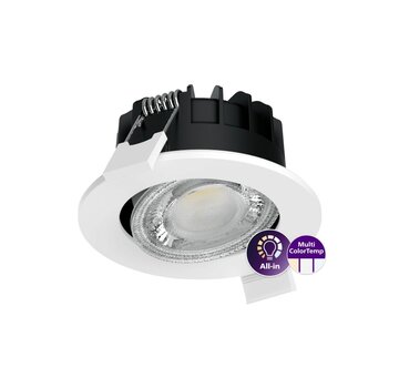 Philips Philips LED Spot Ledinaire RS071B 6W 500lm 21x40D - 827-830-840 CCT | 89mm - Zaagmaat 68mm - IP20 - Dimbaar