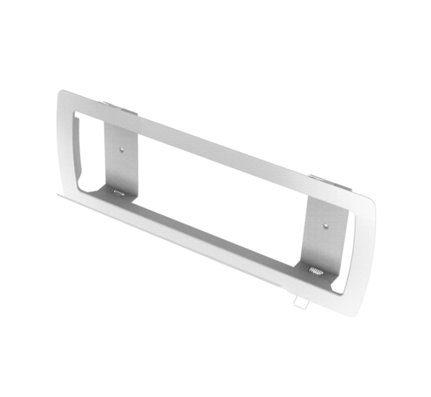 LED Plafond Inbouwframe - Wit -  voor noodverlichting portiek armatuur - 388x163.8mm
