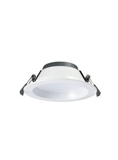 LCB LED LED Downlight 230mm - Wit - 20W 1760Lm - 830-840-865 CCT | Zaagmaat 192mm incl. aansluitstekker 1.5m