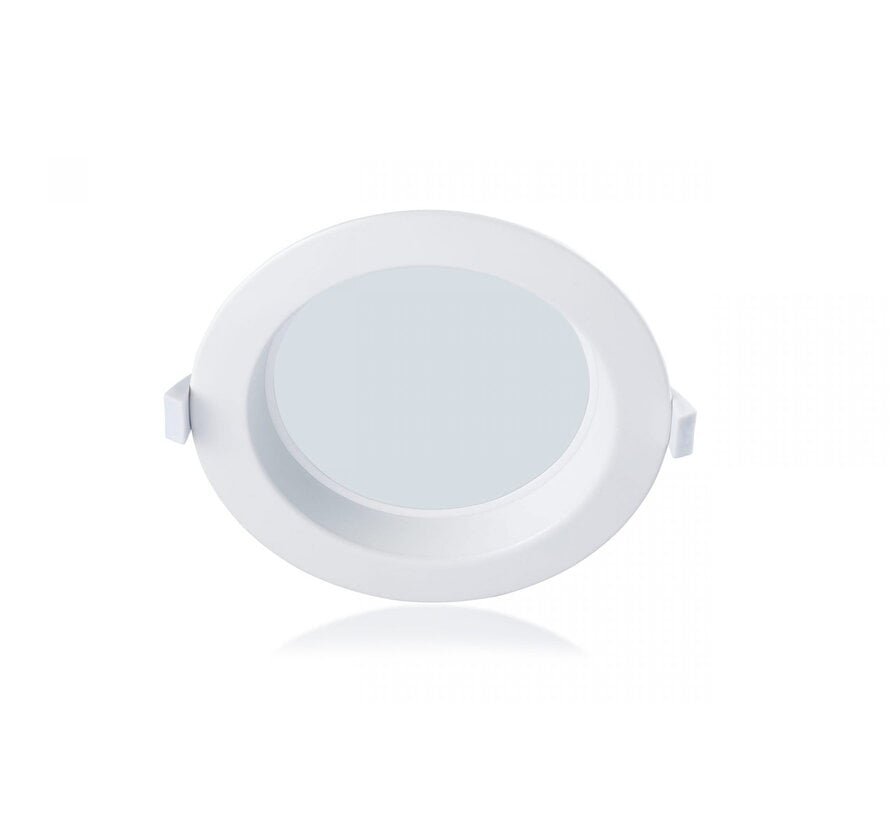 LED Downlight 230mm - Wit - 20W 1760Lm - 830-840-865 CCT | Zaagmaat 192mm incl. aansluitstekker 1.5m