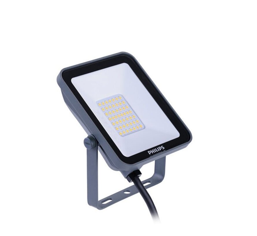 Philips LED Breedstraler Ledinaire BVP167 Grijs 20W 2400lm 110D - 830-840-865 | IP65 Symmetrisch