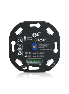 LCB LED LED Universele Draai Dimmer - 500W - Fase aan- en afsnijding |  TRIAC RLC 0.3 - 500 Watt
