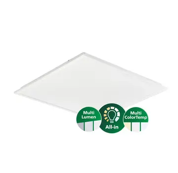 Philips LED Paneel CoreLine RC132V 31W 4300lm - 830-835-840 CCT | 60x60cm - UGR <19 - Dali Dimbaar