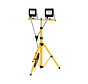 LED Schijnwerper met statief - 2x30W 5400 Lumen - 6500K - IP65