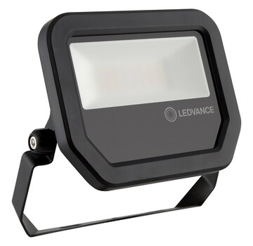 Ledvance LED Breedstraler GEN 3 Zwart 20W 2400lm 100D - 840 Koel Wit | IP65 - Symmetrisch - Vervangt 50W