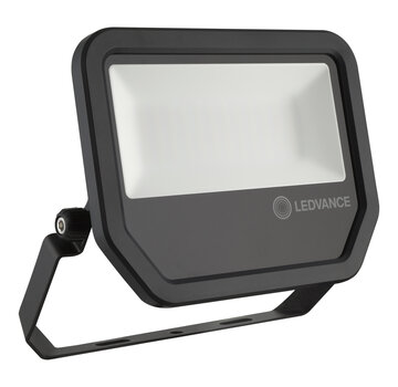Ledvance LED Breedstraler GEN 3 Zwart 41W 5500lm 100D - 830 Warm Wit | IP65 - Symmetrisch - Vervangt 100W