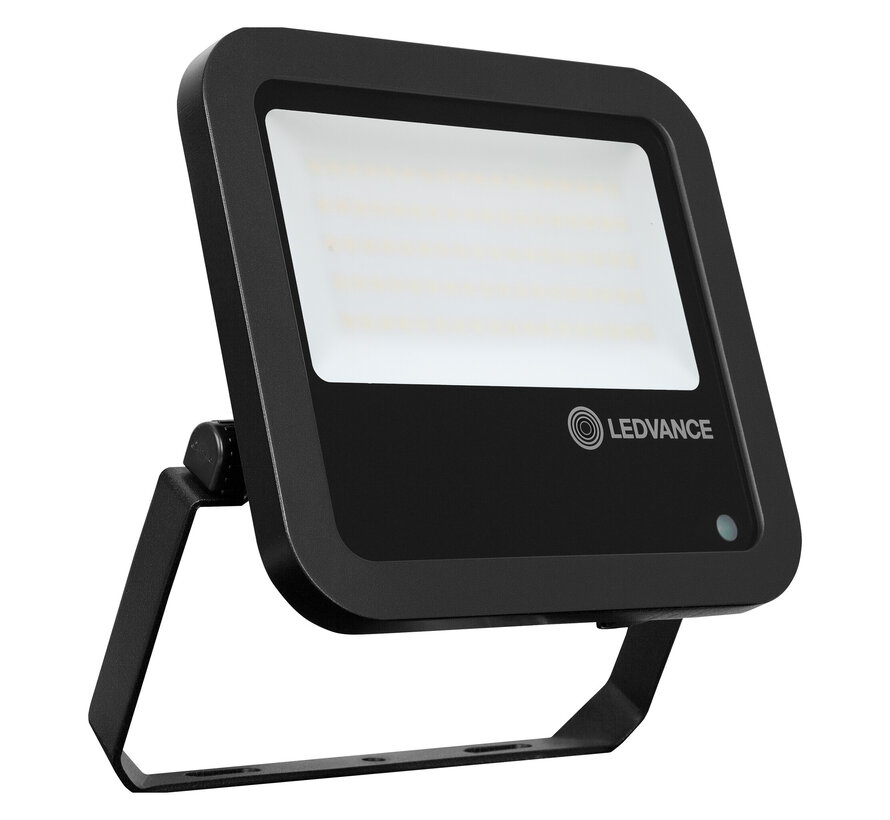 LED Breedstraler Photocell GEN 3 Zwart 65W 8000lm 100D - 840 Koel Wit | IP65 - Lichtsensor - Symmetrisch