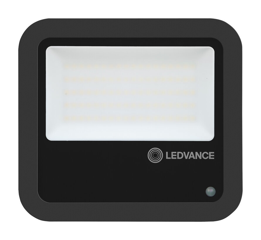 LED Breedstraler Photocell GEN 3 Zwart 65W 8000lm 100D - 840 Koel Wit | IP65 - Lichtsensor - Symmetrisch