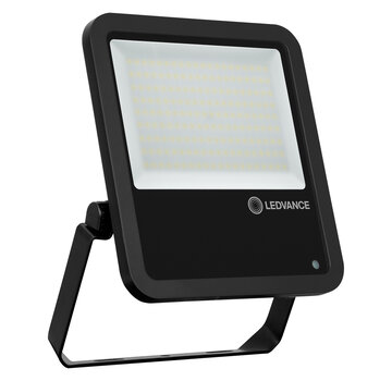 Ledvance LED Breedstraler Photocell GEN 4 Zwart 100W 15000lm 100D - 840 Koel Wit | IP66 - Lichtsensor - Symmetrisch