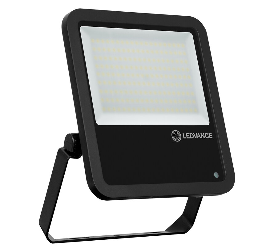 LED Breedstraler Photocell GEN 4 Zwart 100W 15000lm 100D - 840 Koel Wit | IP66 - Lichtsensor - Symmetrisch