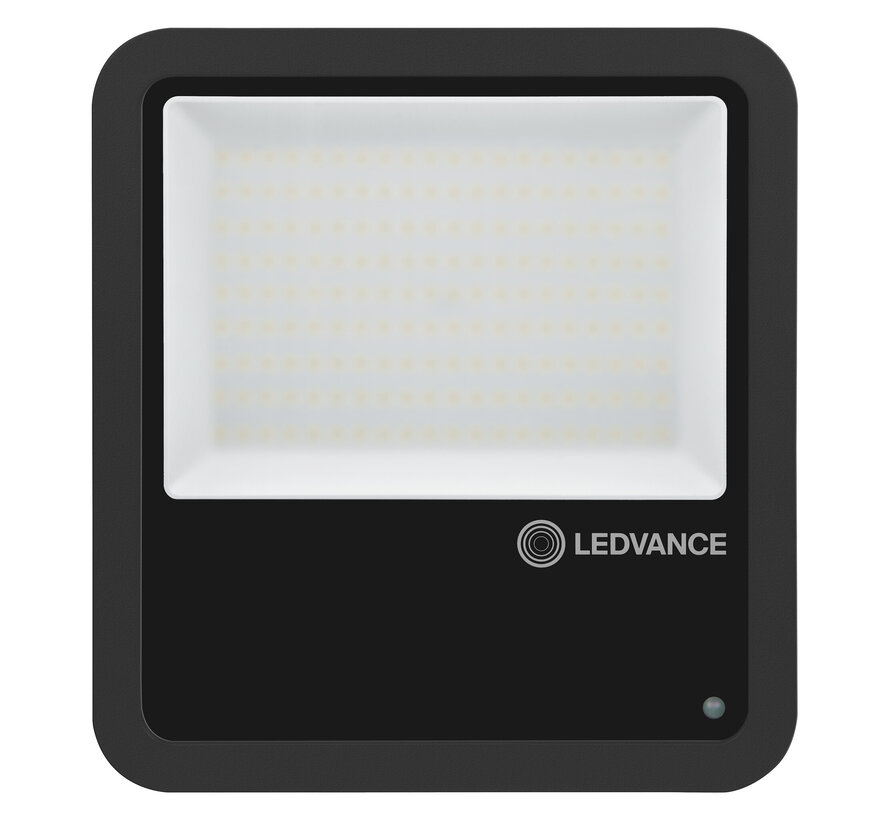 LED Breedstraler Photocell GEN 4 Zwart 100W 15000lm 100D - 840 Koel Wit | IP66 - Lichtsensor - Symmetrisch