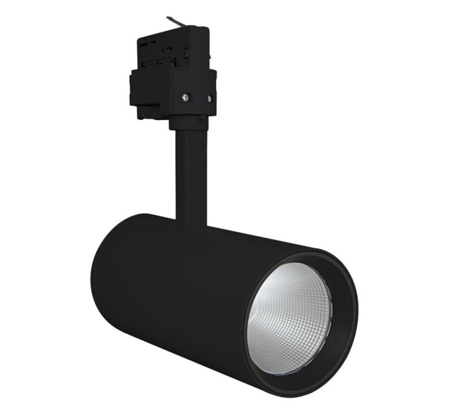LED Railspot D85 Zwart 35W 2800lm 24D - 940 Koel Wit | Beste Kleurweergave