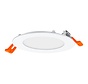 LED Downlight Slim Recess Wit 8W 550lm 110D - 830 Warm Wit | 120mm - Zaagmaat 105mm