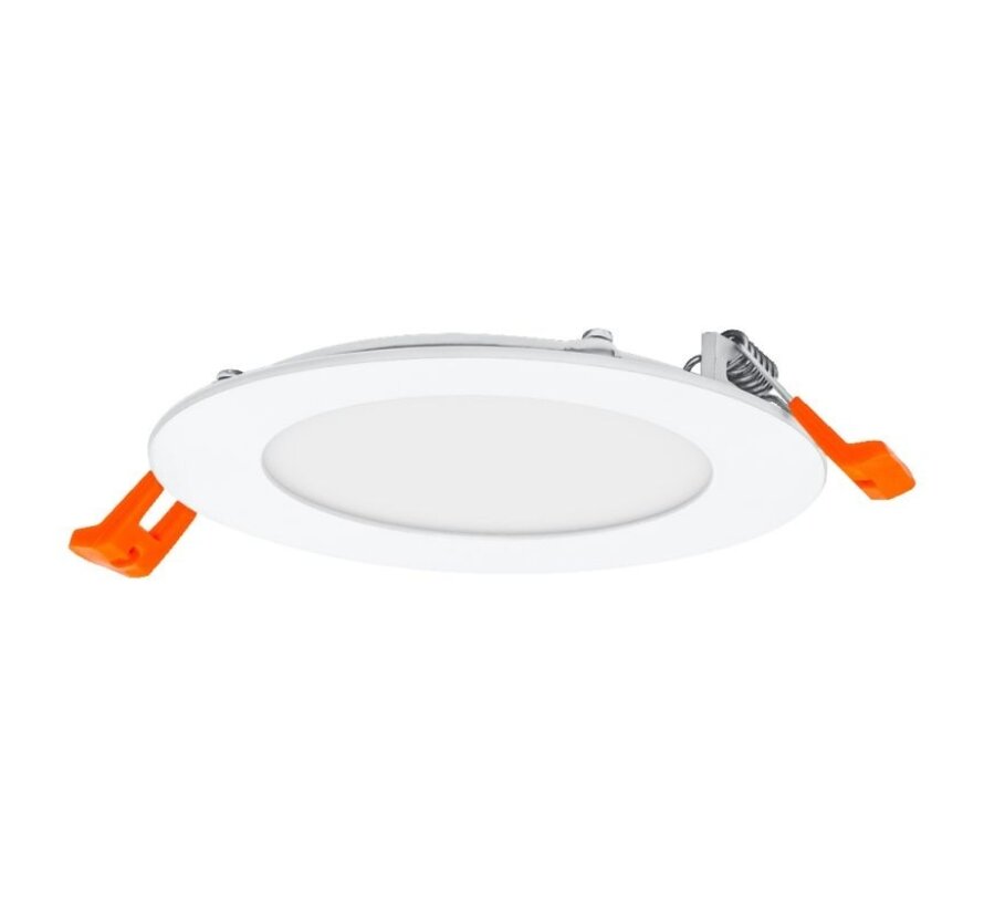 LED Downlight Slim Recess Wit 8W 550lm 110D - 865 Daglicht | 120mm - Zaagmaat 105mm