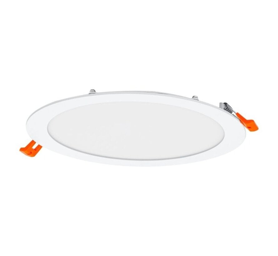 LED Downlight Slim Recess Wit 22W 2000lm 110D - 840 Koel Wit | 225mm - Zaagmaat 200mm