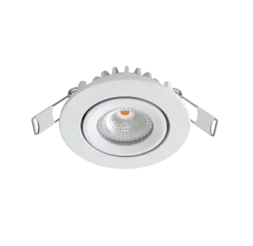 LCB LED LED Mini Inbouwspot IP65 - Wit 62MM - 5W 450LM - 2700K 827 Warm Wit | Zaagmaat 52MM - Triac Dimbaar | Geschikt voor badkamer