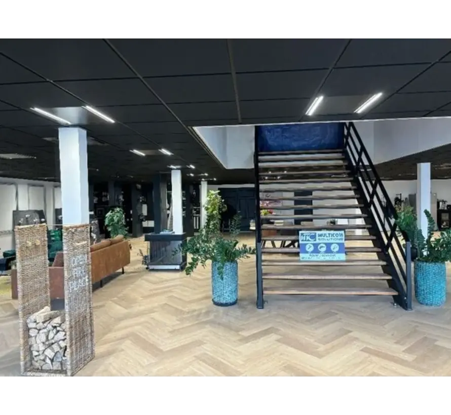 LED Paneel 60X60CM UGR16 Louvre - Aluminum Mat Zwart -  27.5W 4000Lm - 4000K 840 Koel Wit |  IP20