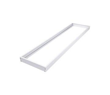 LCB LED LED Paneel opbouw framesysteem - 150x30x5 cm - Wit aluminium
