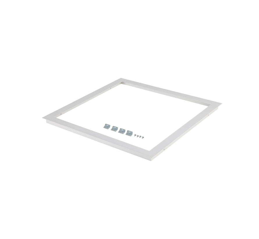 Inbouwframe - Systeem Compleet - Wit 60x60 cm | Geschikt voor LED Paneel - Side en Backlit