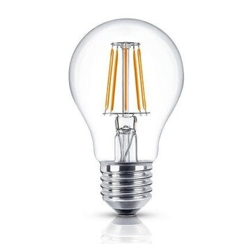 Spectrum LED Filament lamp Helder glas - E27 Fitting - Peer A60 - 3.8W  213Lm/ W - 3000K 830 warm wit | Energie label A