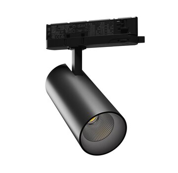 Spectrum LED Railspot 3F - Andromeda Zwart - 111Lm / W - 15W - 27W Multi Lumen Switch | 3000K 930 Warm Wit - 5 jaar garantie