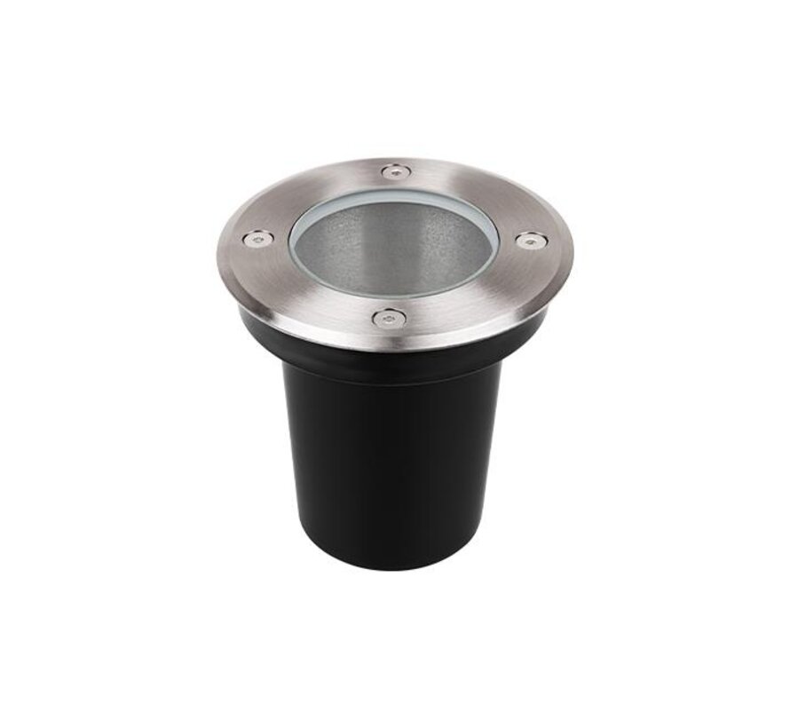 LED Grondspot - GU10 - Inbouw - IP67 - 230V - 110mm - Waterdichte Grondspot, Aluminium Behuizing, Max. 35W, IK09 Bescherming, Geschikt voor Tuin en Oprit