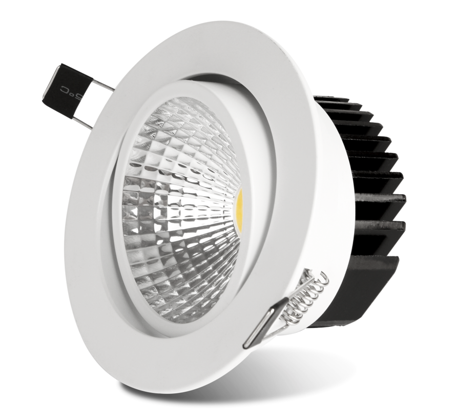 LED inbouwspot Dimbaar - 3W vervangt 25W - 2700K warm wit licht - Kantelbaar