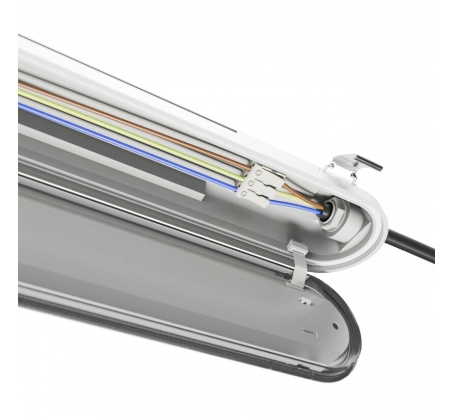 LED Waterdichte Montagebalk Vochtbestendig | IP66 58W-27W - 8700lm-4200Lm Multi Lumen Switch | 840 Koel Wit | 150cm