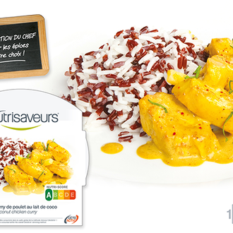 Xdaylight Plat Kip met Curry & Kokosmelk - FASE 3-4