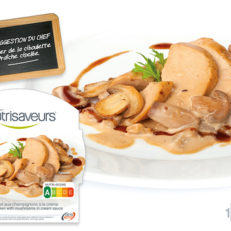 Xdaylight Plat Kip met champignons