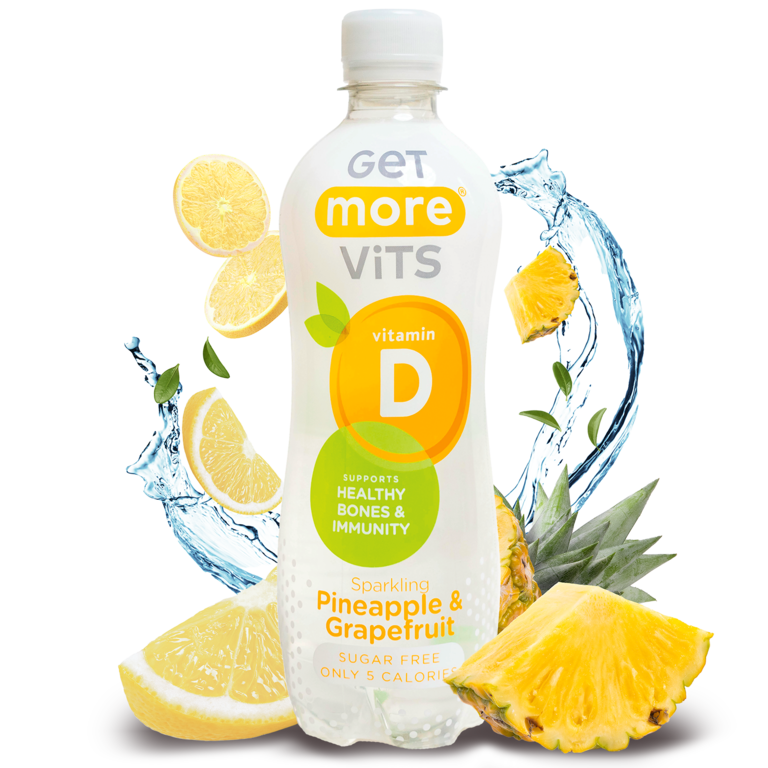 GetMoreVits Ananas & Pompelmoes Vit D