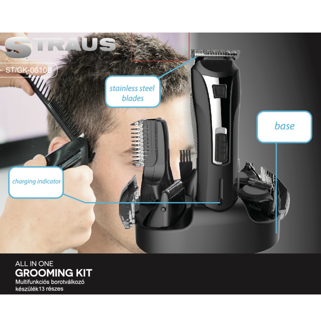 grooming kit 13 in 1