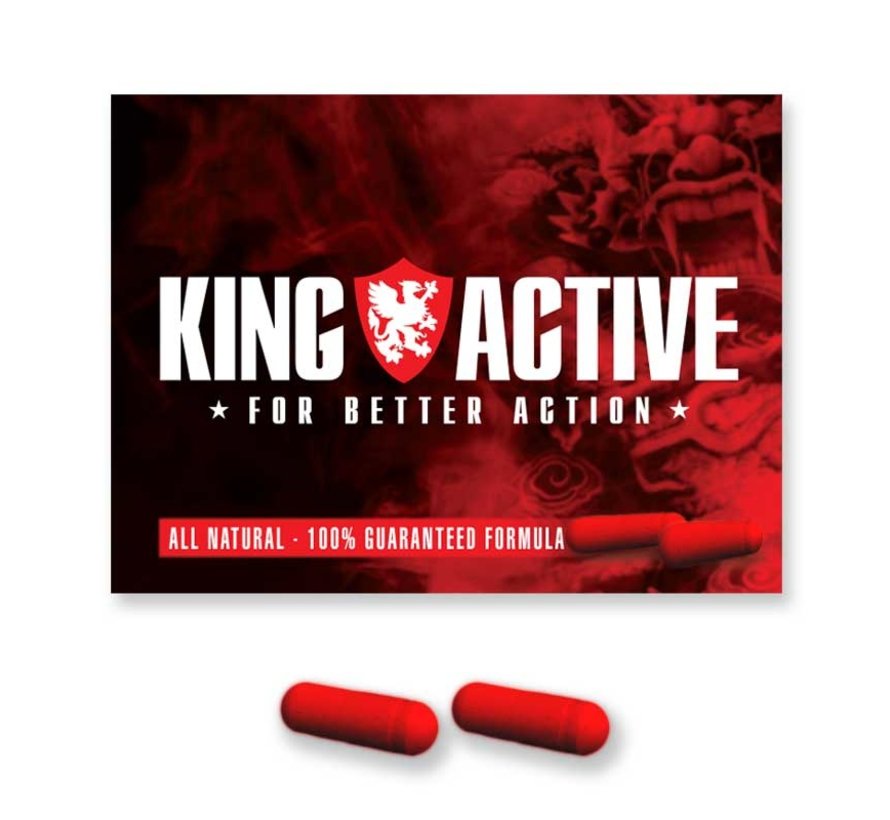 King Active - 2 capules - Erectile dysfunction