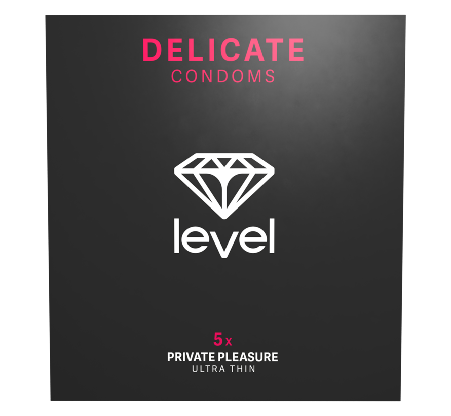 Level Delicate - Kondome - 5 Stück | Ultradünnes Kondom