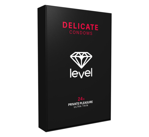 Level Level Delicate - Condoms - 24 pack | Ultra thin condoms