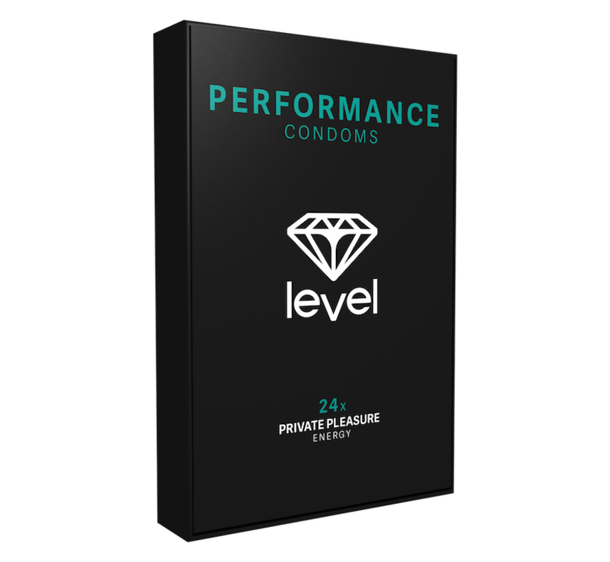 Level Performance - Kondome - 24 stück | Mehr und länger geniessen.