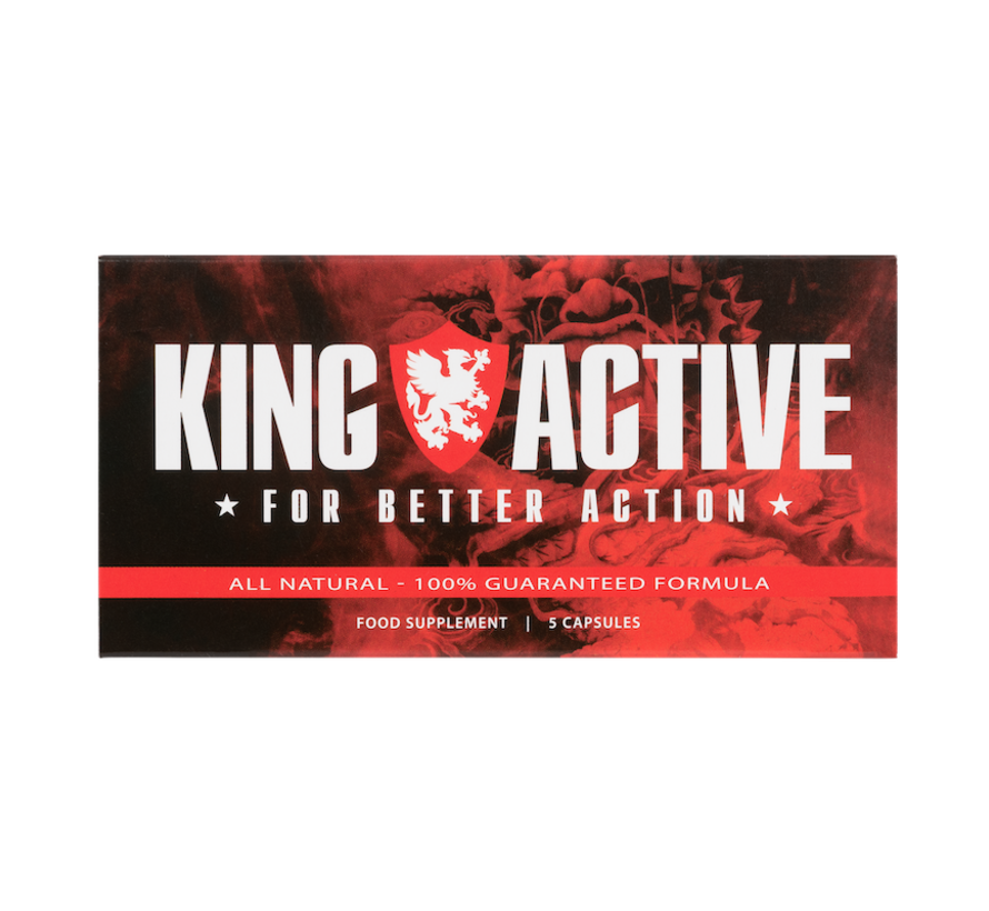 King Active - 5 capsules - Erectie Stimulerend