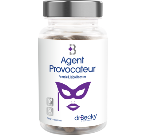 Dr. Becky Agent Provocateur | 60 Vegan caps | Libido vrouw | Dr. Becky Product | Unieke formule met 12 natuurlijke stoffen.