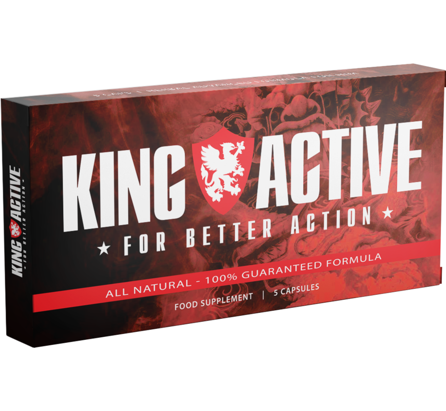 King Active - 5 capsules - Mannenformule