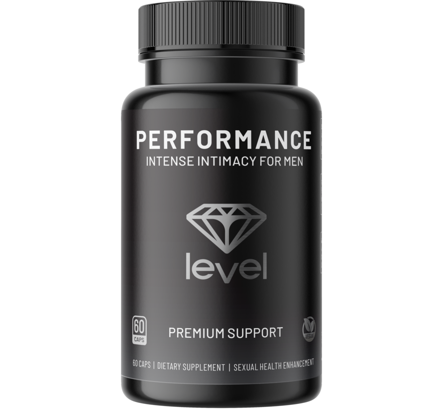 Level Performance  | 60 Vegane Kapseln  | Intense Intimacy for Men