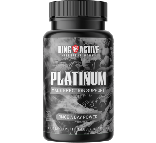 King Active King Active Platinum | 60 vegan caps | Erectie kuur | Positieve invloed op de Fysieke en Mentale Gezondheid