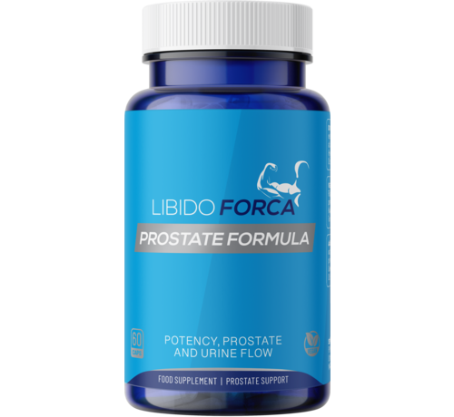 Libido Forca Prostate Formula | 60 vegan caps | Prostaat & Potentie | Ondersteunt de Blaas, Potentie & Urinewegen