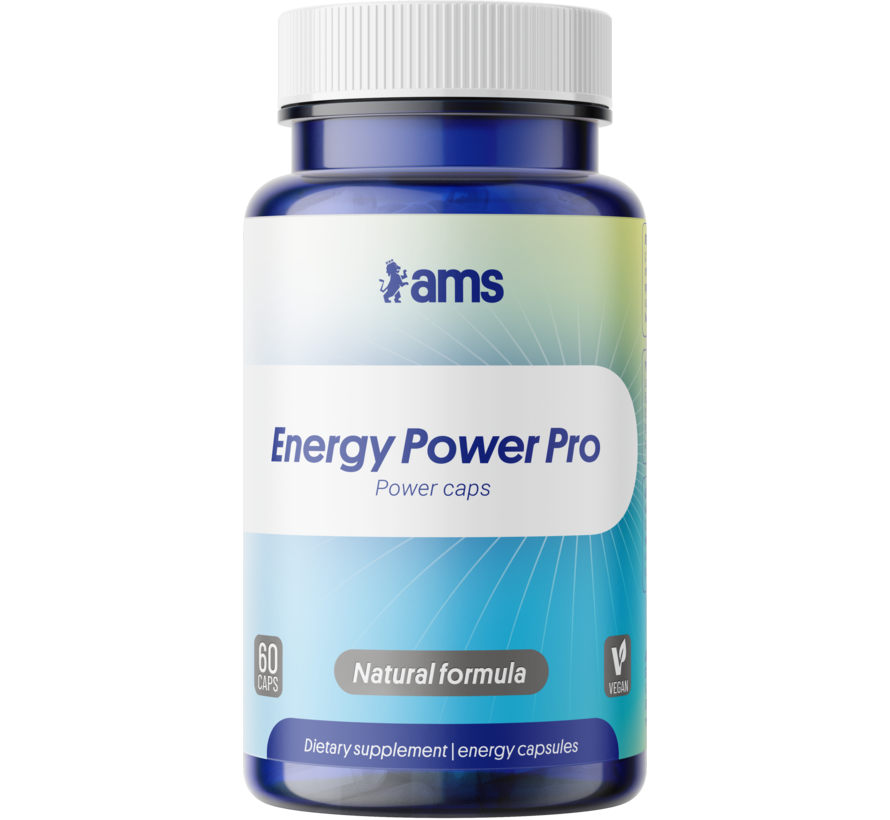 Energy Power Pro | 60 vegan caps | Energie & Kracht | Uithoudingsvermogen