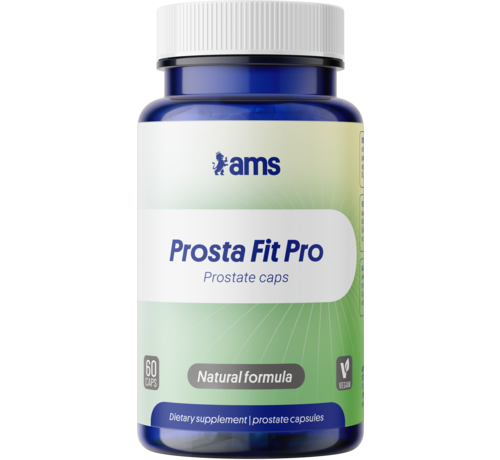 Amsterdam Max Stamina Prosta Fit Pro | 60 vegan caps | Prostate, Potency & Urinary Tract | Healthy Prostate Function