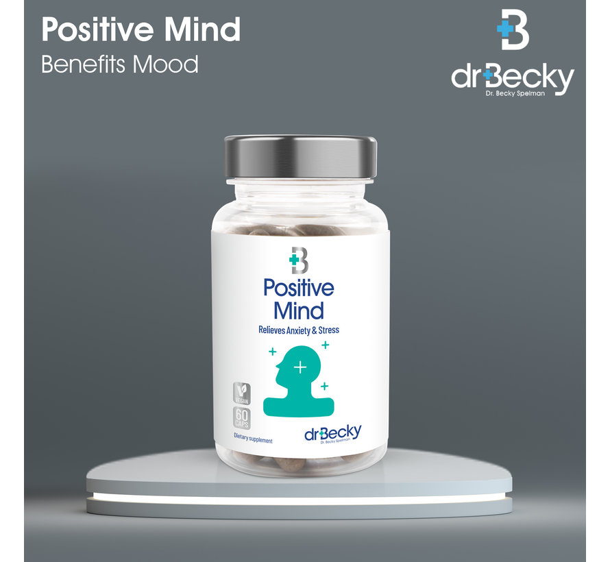 Positive Mind | 60 Vegan caps  | Formula against tension and  stress