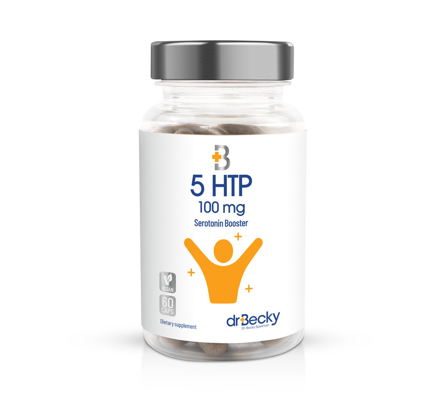5 HTP | 100 mg | 60 Vegan caps | Serotonine | Dr. Becky