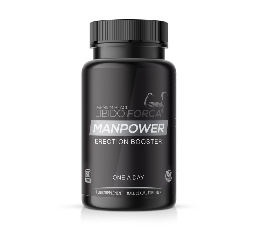 ManPower | 60 vegan caps | Erection Booster | Erection & Libido