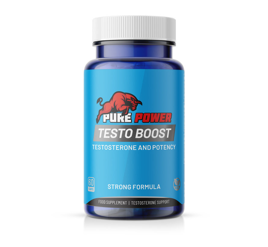 Pure Power Testo Booster | 60 Vegane Kaps | Testosteron & Libido