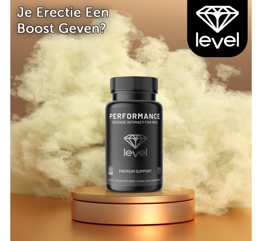 Level Performance | 60 vegan caps | Mannenformule