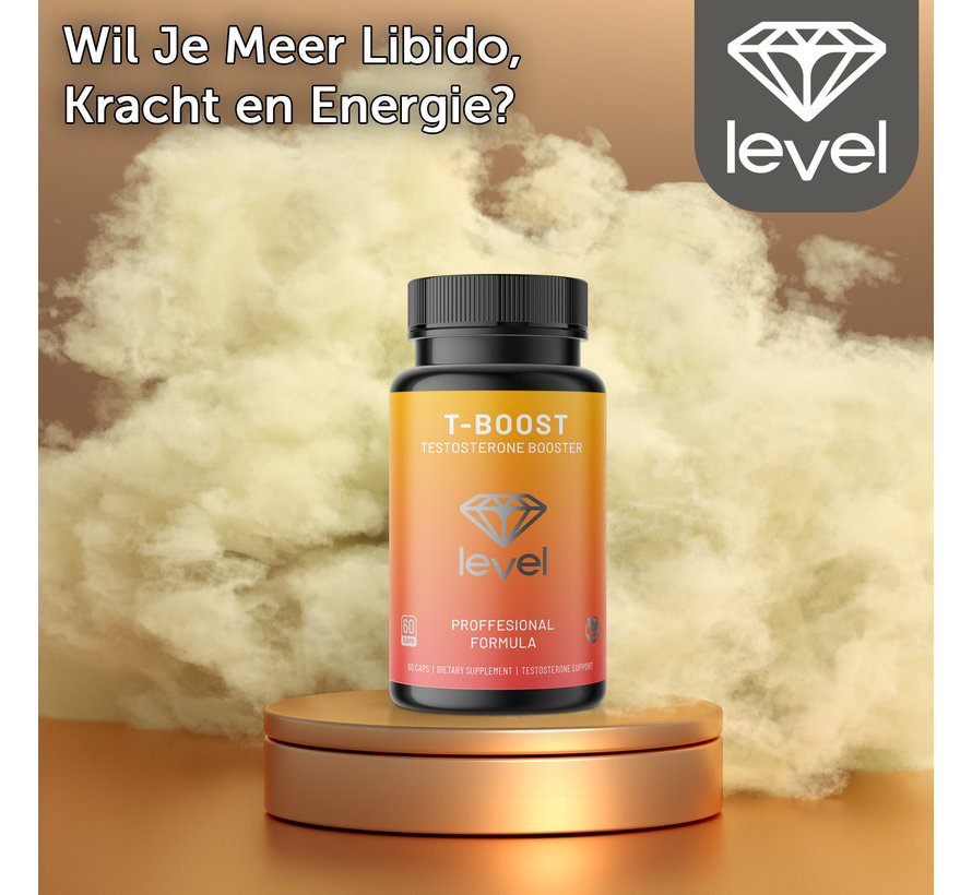 Level T- Boost  | 60 vegan capsules  | Testosterone booster